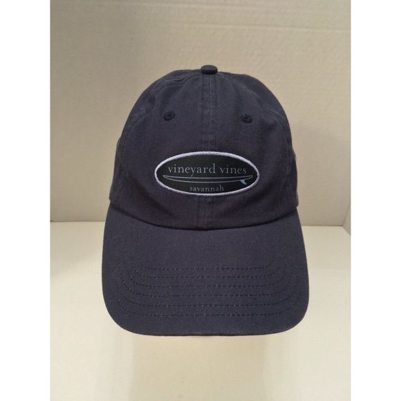 Vineyard Vines Accessories - Vineyard Vines Blue Savannah Adjustable Unisex Logo Casual Outdoor Hat